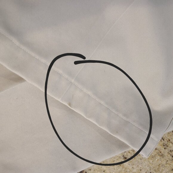 LL Bean Mens 42x29.5" Comfort Waist Tan Khaki Chino Pants *Hemmed* - Picture 8 of 16